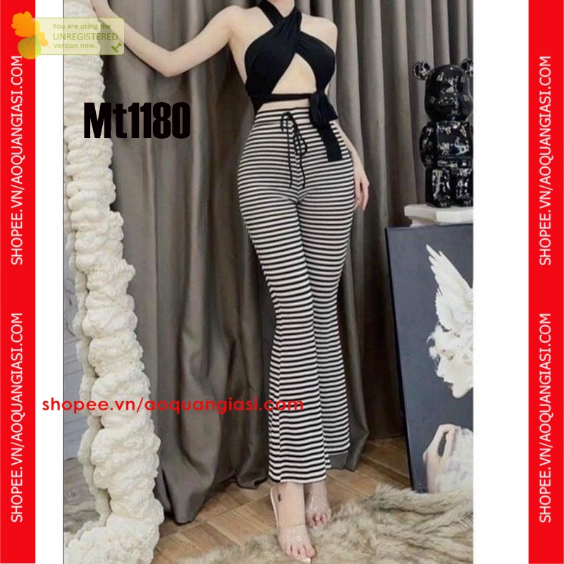 Quần Legging Dạng Loe Kiểu Hot Girl Sành điệu aoquangiasi.com mẫu hot trend không thể thiếu mt1180