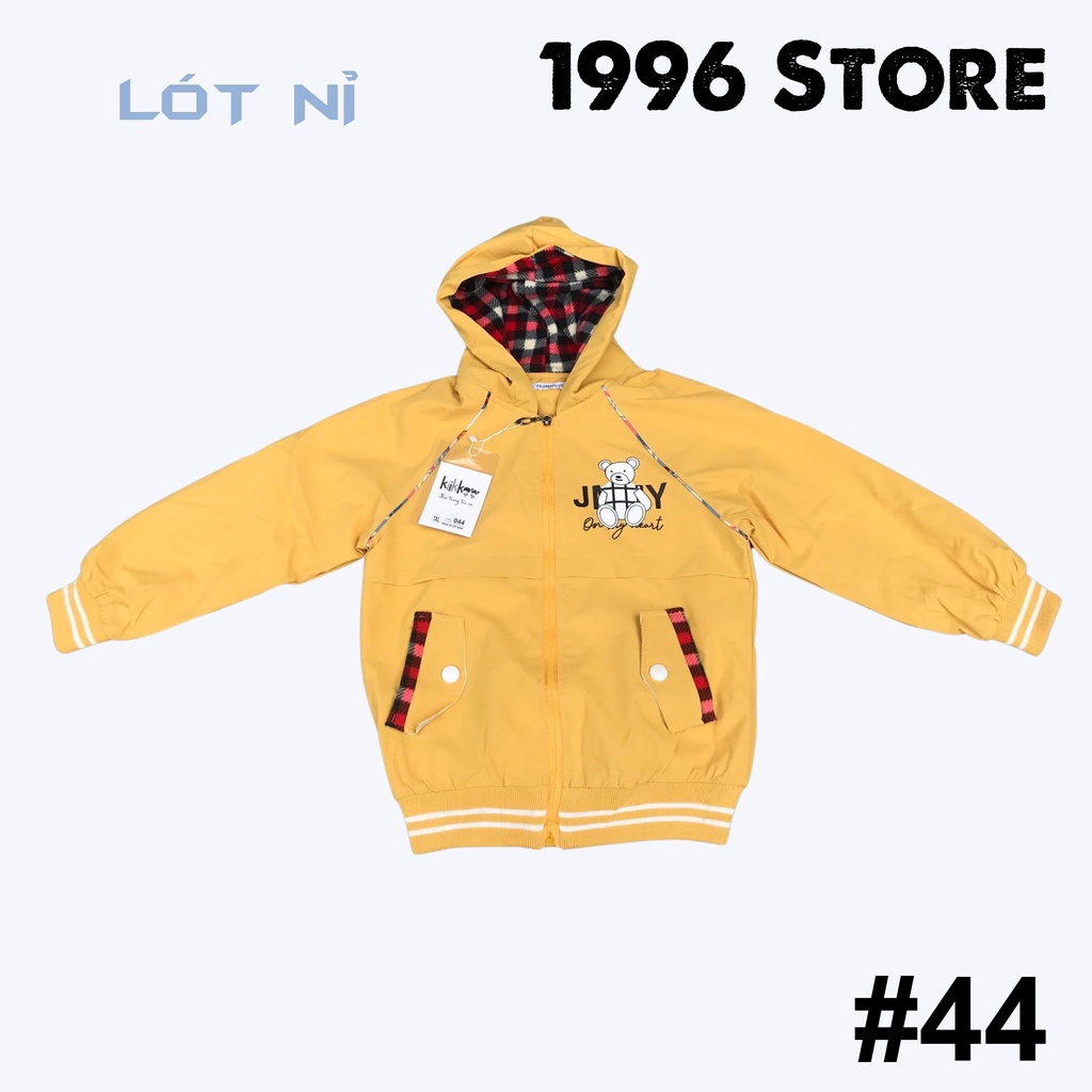 Áo gió cho bé gái lót lông và lót nỉ kiểu dáng dễ thương  cao cấp size 16-45kg | BigBuy360 - bigbuy360.vn