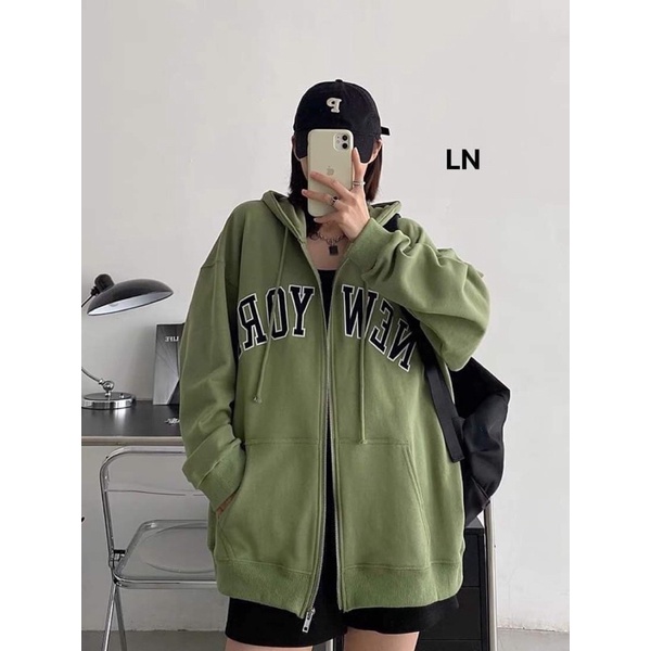 Áo khoác nỉ cotton Newyork LN12