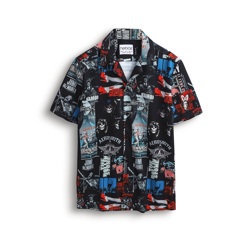 ÁO SƠ MI PIJAMA NAM HEBOZ FACE 2M cổ vest tay ngắn, chất gân xéo cao cấp mịn mát - 00000735 - Hàng nhập khẩu