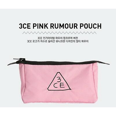 Túi Đựng Mỹ Phẩm 3CE Pink Rumour Pouch 20x14x11cm