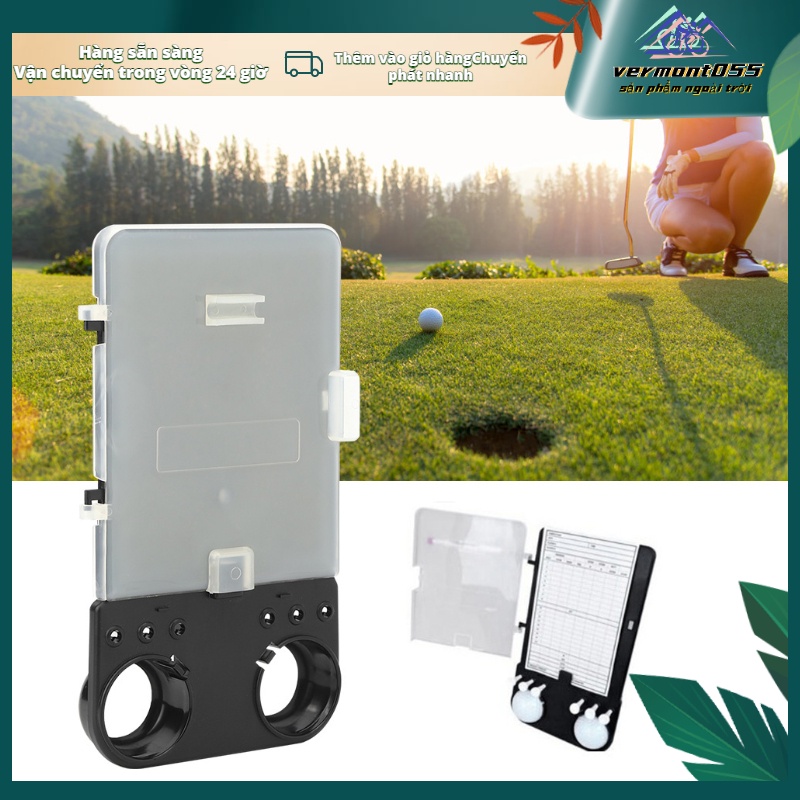 Hot DealsPlastic Convenient  Golf Cart Scorecard Folding Hand Trailer Score Card Board for Putting Pencil/Balls/TeesSpot ExpressVermont055