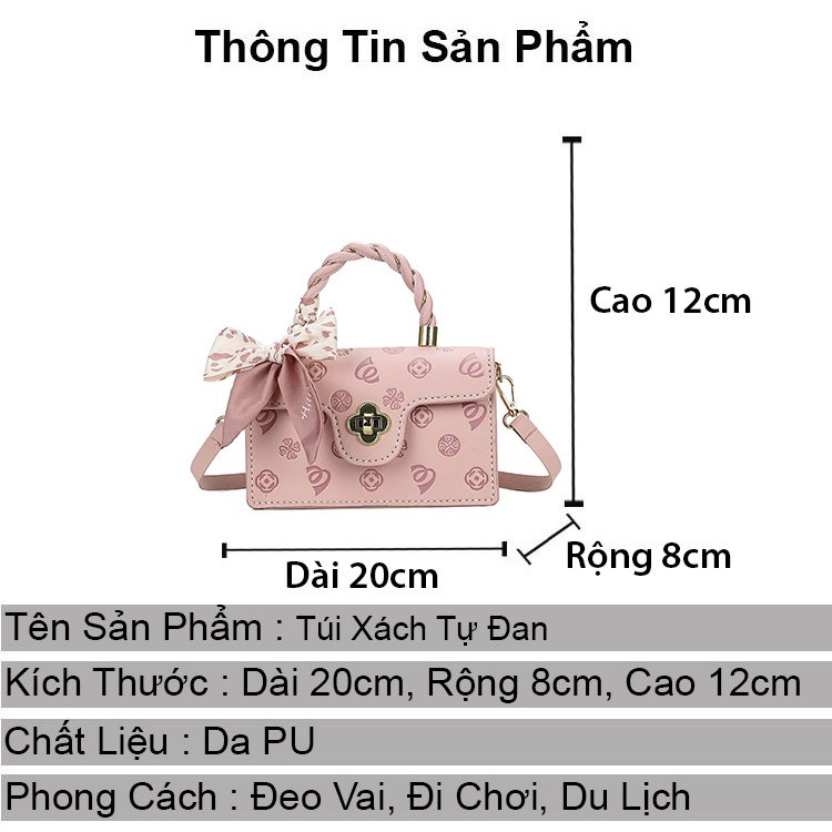 Túi tự đan thời trang HALA túi handmade nữ chất liệu da PU phong cách đeo vai trẻ trung năng động
