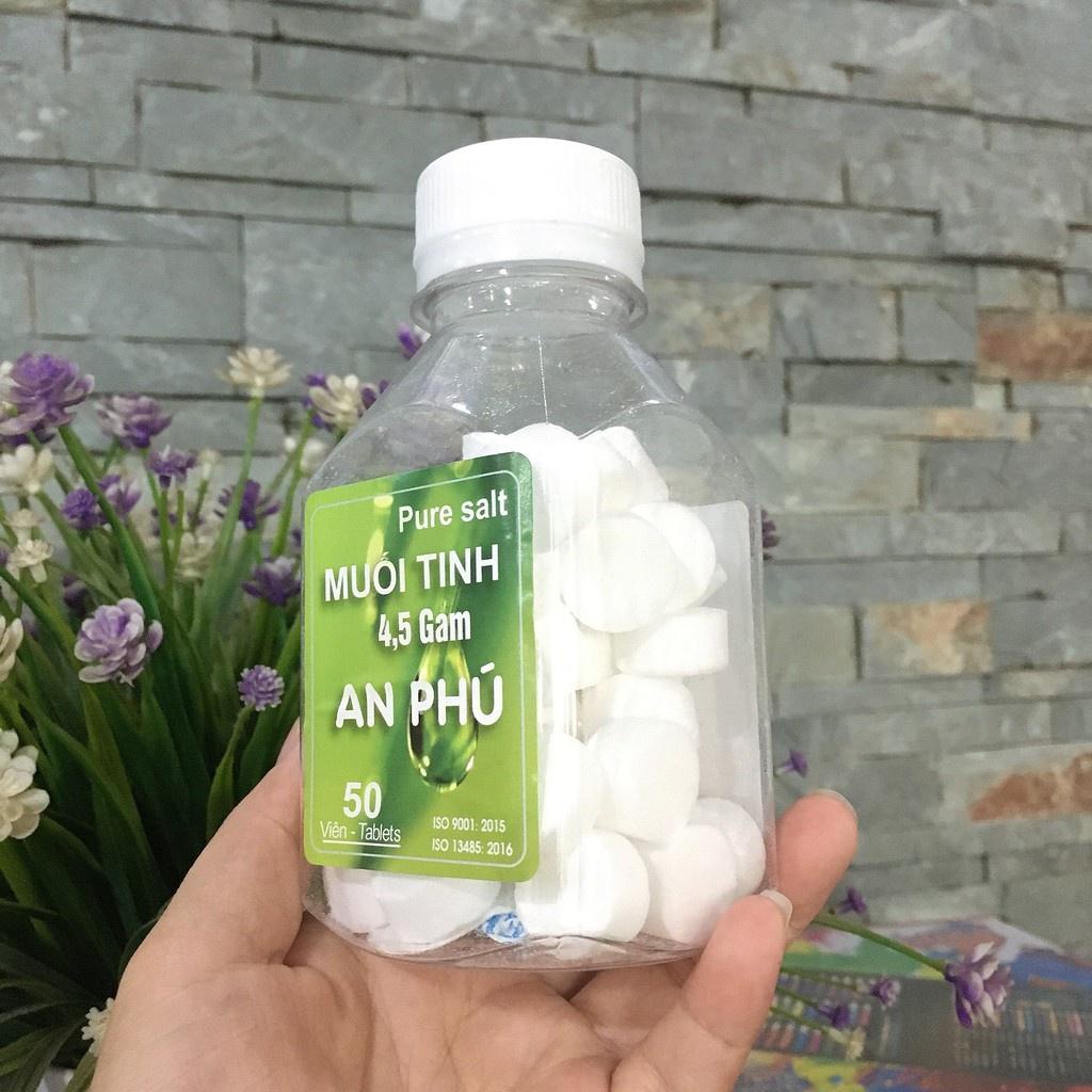 Viên muối tinh sinh lý tự pha NaCl 0,9% An Phú