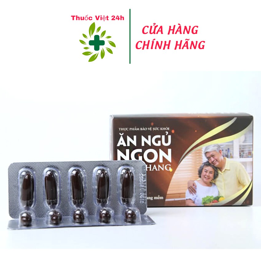 Viên Uống Ăn Ngủ Ngon Dân Khang (Hộp 60 viên) - Giúp Ngủ Ngon, Giảm Lo Âu, Căng Thẳng
