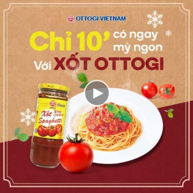 Sốt Spaghetti ottogi 220g (Trộn bún mì nưa ngon tuyệt)