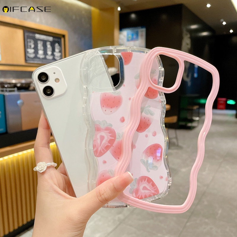 Ốp Điện Thoại Trong Suốt Họa Tiết Trái Cây Mùa Hè 2 Trong 1 Cho iPhone 13 12 11 Pro Max XS Max XR X