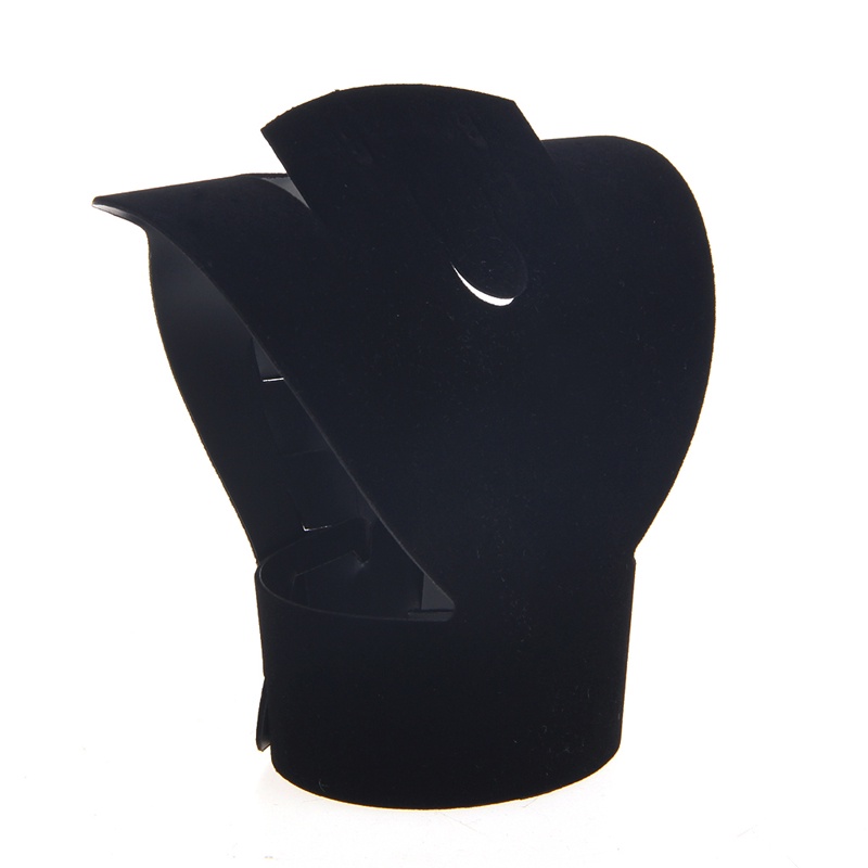 Giá Đỡ Trưng Bày Trang Sức Bằng Nhung Trắng Đen