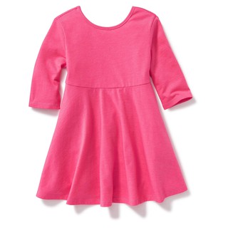 Đầm bé gái chính hãng Old Navy nhập từ Mỹ - Oldnavy Fit & Flare Dress for Toddler - PINK A BOO