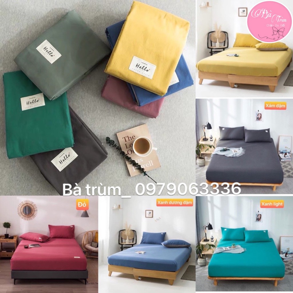 Bộ Ga Gối💖FREESHIP💖Set Ga Gối TiCi Cotong Nhập Khẩu Siêu Thoáng Mát Mấu Hot 2021