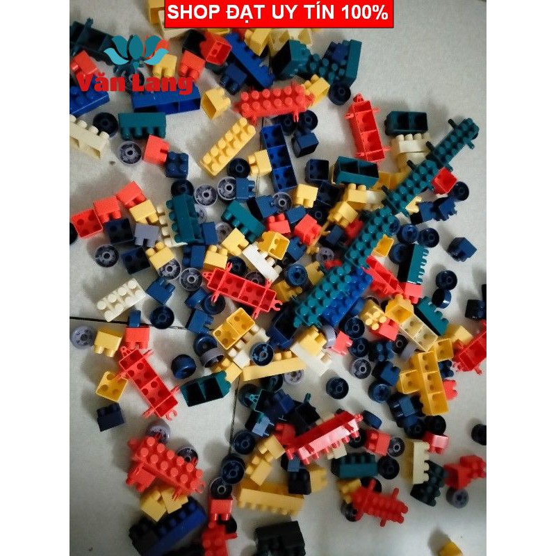 Bộ Lego xếp hình thông minh 520 chi tiết cho bé tha hồ sáng tạo, đồ chơi thông minh cho bé