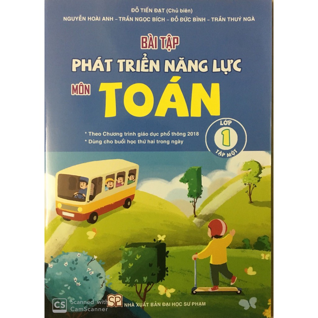 Sách - Bài tập phát triển năng lực môn toán lớp 1 - NXB Đại học sư phạm