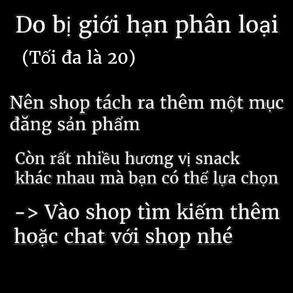 Bánh snack nhiều hương vị khác nhau Oshi® - Orion® - Jack n Jill®