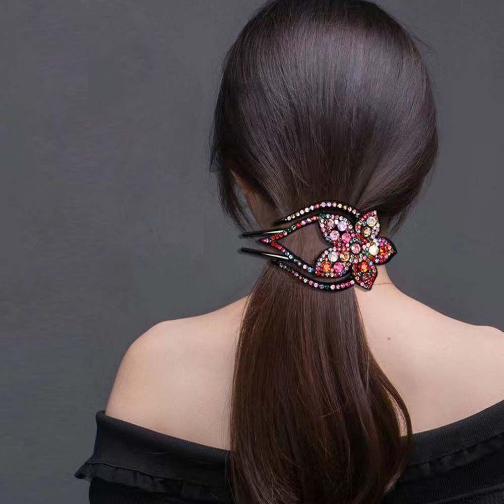 Kẹp Tóc Hình Hoa Phong Cách Hàn Quốc Ngọt Ngào Cho Nữ