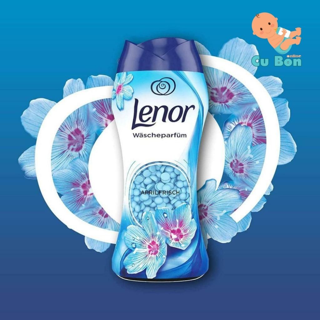 Viên xả vải khô hương nước hoa Lenor hàng Đức 210g giúp mềm vải quần áo mà còn lưu lại mùi thơm lâu như hương nước hoa