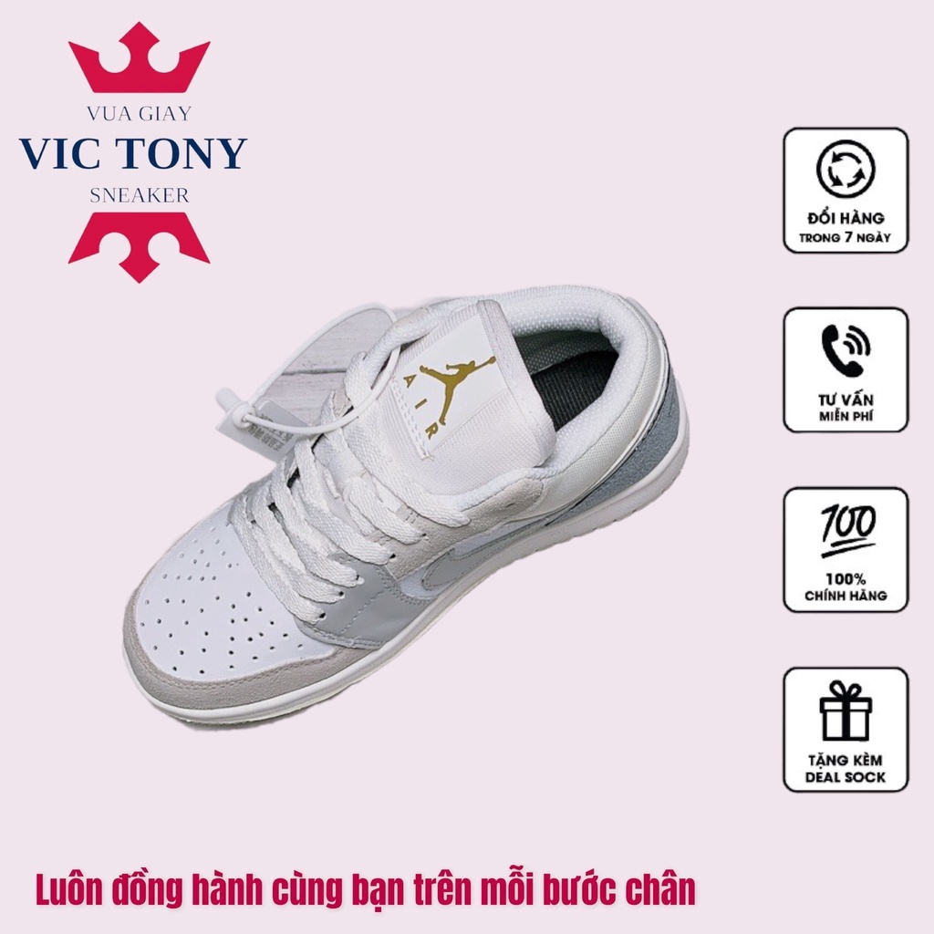 [BẢN TRUNG] Giày 𝐉𝐨𝐫𝐝𝐚𝐧 1 cổ thấp màu xám xanh nam nữ, Giày 𝐉𝐨𝐫𝐝𝐚𝐧 Paris low màu xám nhẹ dễ tối đồ bản đẹp | BigBuy360 - bigbuy360.vn