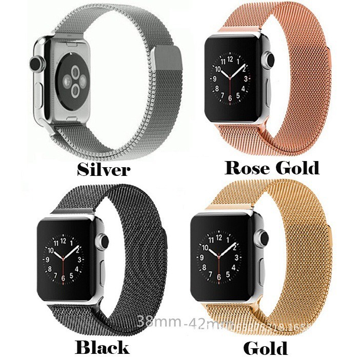 Dây đeo kim loại khóa từ cho Apple IWatch 38 40 42 44mm cho Apple Watch series 1 2 3 4