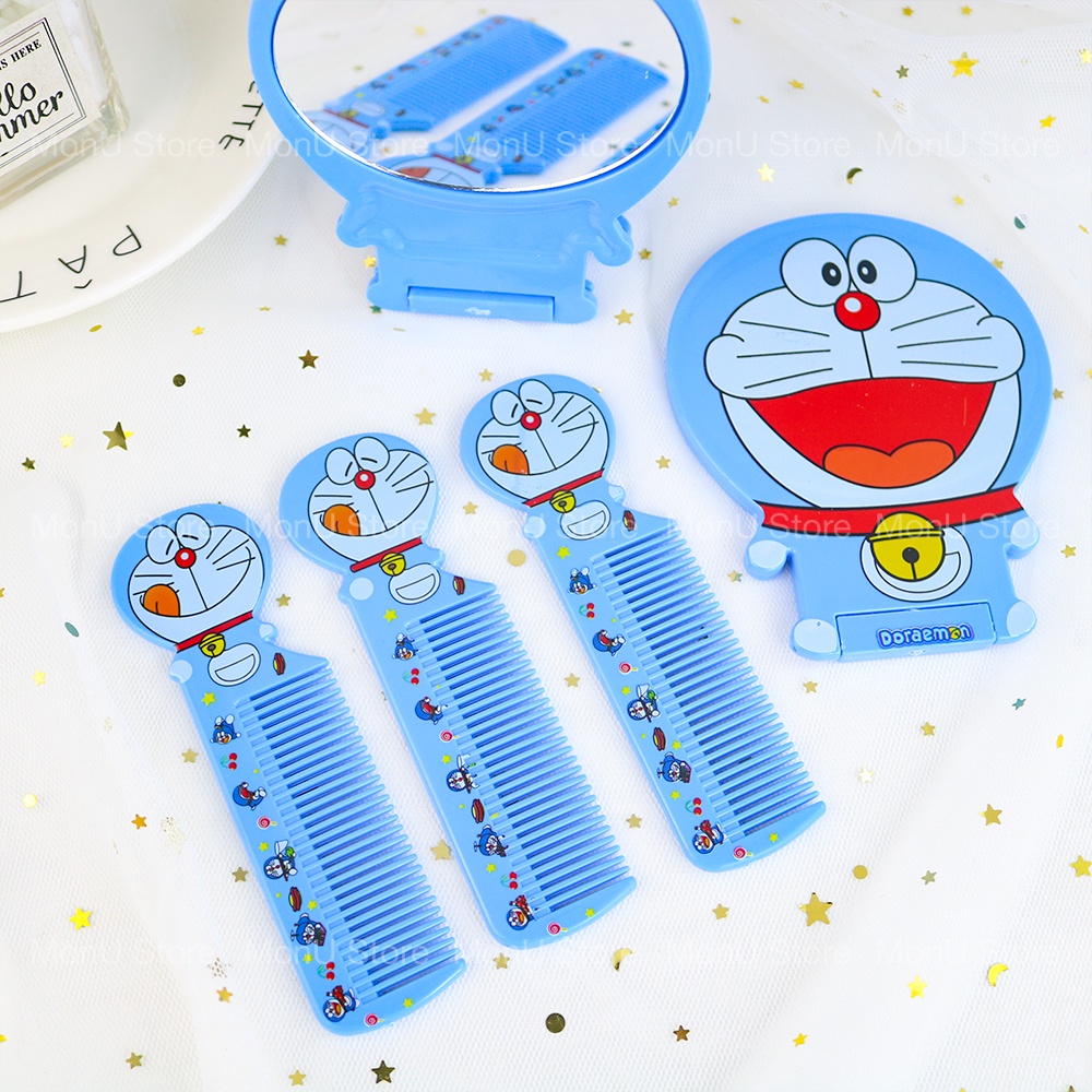 Gương và lược hình DORAEMON DOREMON dễ thương cute MonUStore MON0290 TooYoo