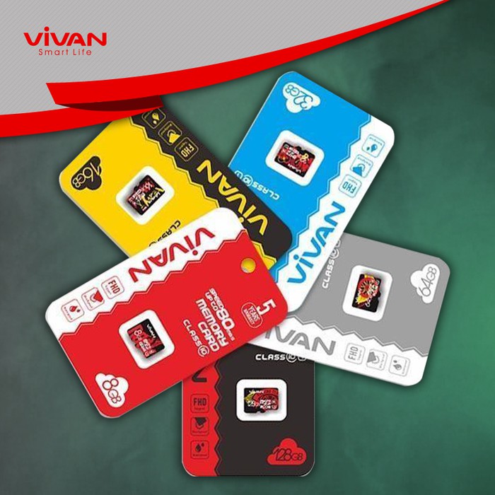 Thẻ Nhớ Micro Sd Vivan V64U10 64gb Class 10 Tf 10mb / S 2