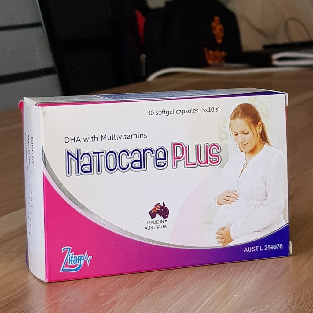 NATOCARE PLUS CMPS– Vitamin tổng hợp cho bà bầu, phát triển trí não thai nhi (30 viên)