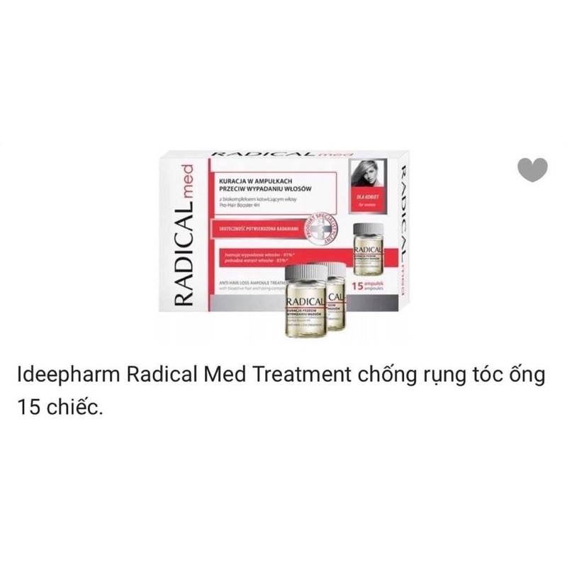 Tinh Chất Mọc Tóc Radical Med 5ml Cho Nữ