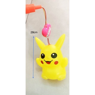 [ Tặng kèm pin AAA]Lồng đèn pikachu có nhạc ~~ Đèn trung thu