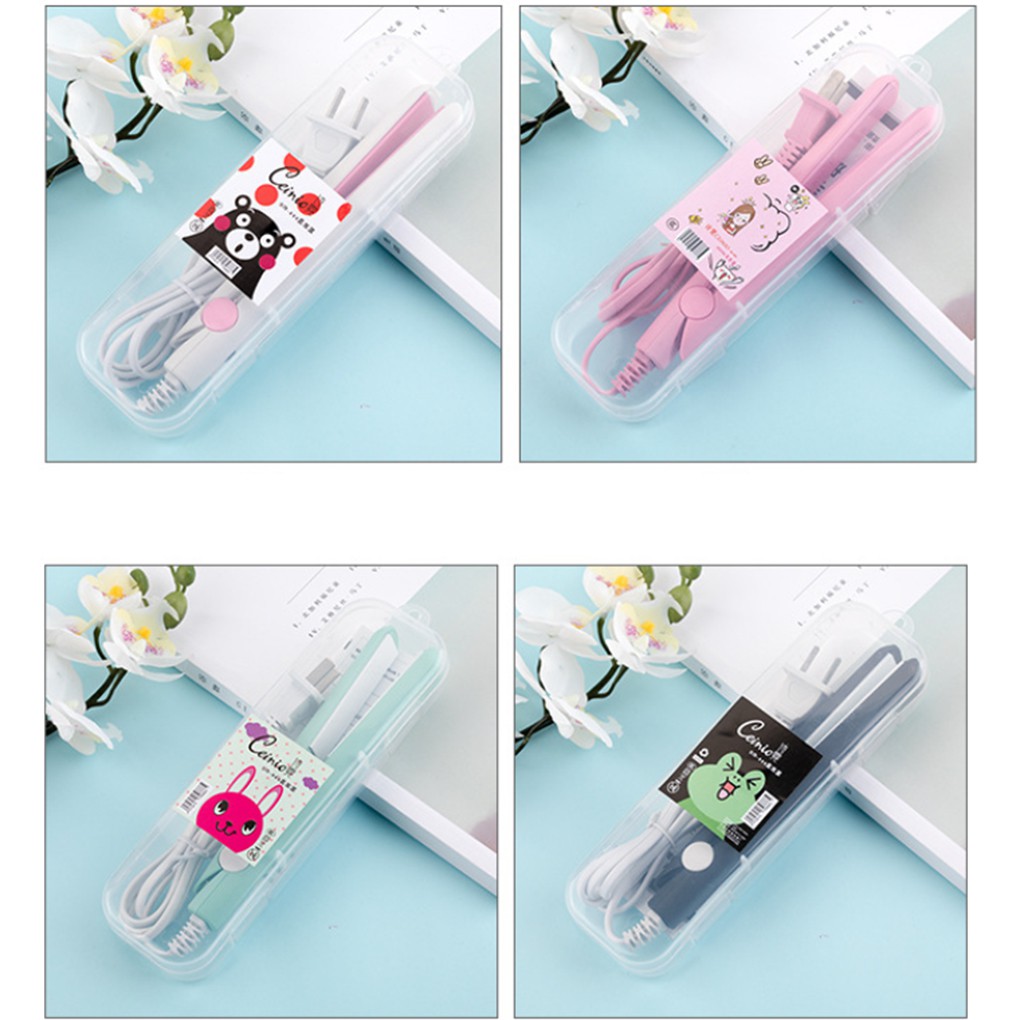 Máy duỗi/uốn tóc 2 trong 1 20W 110-220V cao cấp