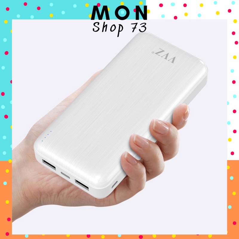 Sạc dự phòng 20000mah VVZ VY7 2 cổng sạc nhanh