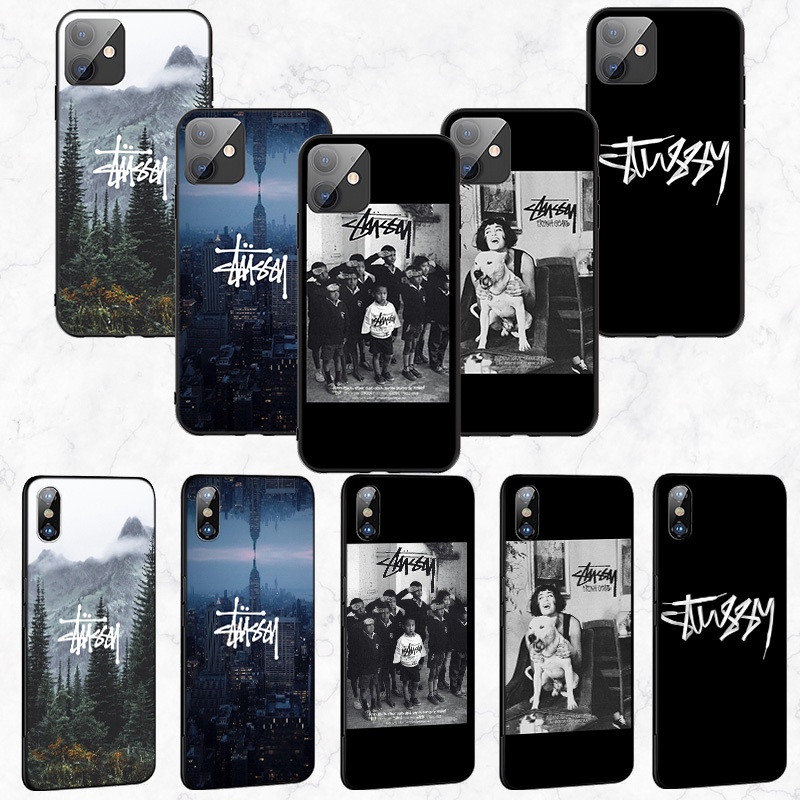 Ốp điện thoại silicon mềm in hình stussy Band cho iPhone 7 8 7+ 8+ 6+ 6S+ XR XS Max 5 5s