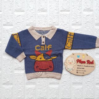 Áo len cổ bẻ