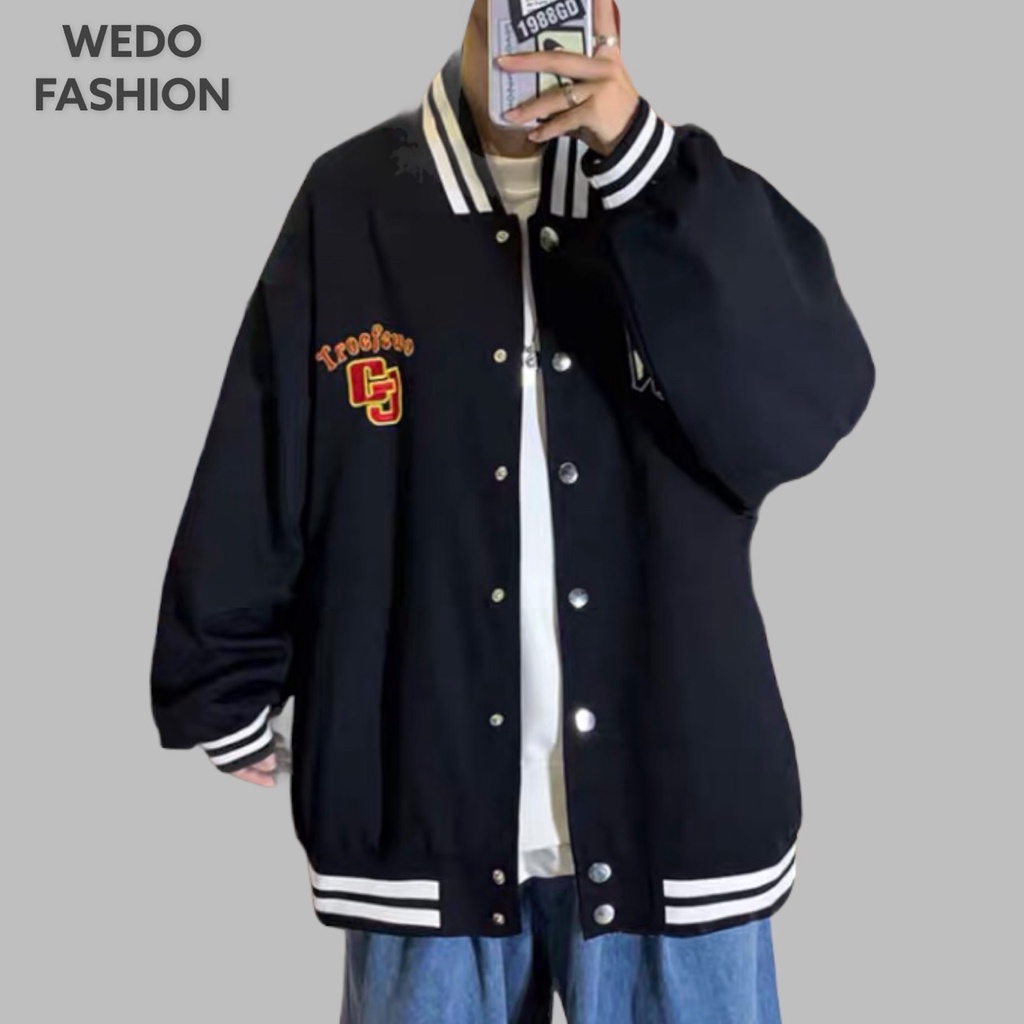 Áo khoác bomber nam nữ vải dù freefew G9 phong cách cá tính WEDO