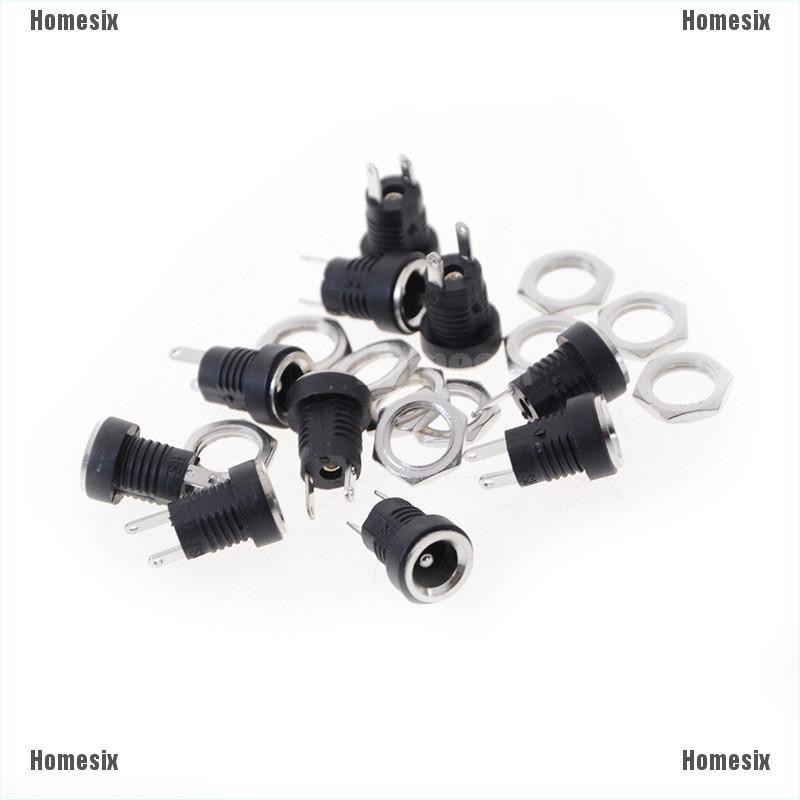 Set 10 Đầu Nối Nguồn Dc-022B 5.5x2.1mm