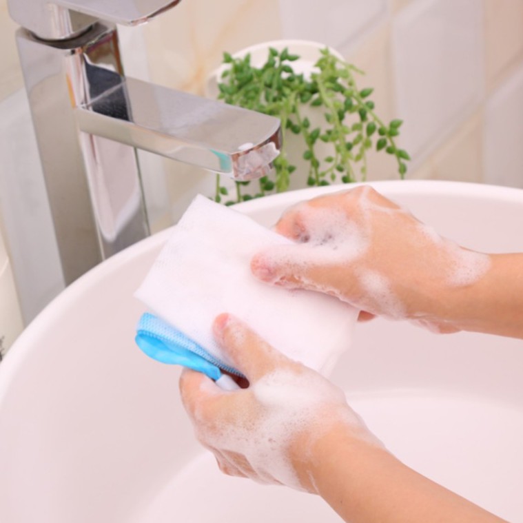 Lưới Tạo Bọt Xà Phòng handmade Thiết Kế Kiểu Dây Rút Tiện Dụng | BigBuy360 - bigbuy360.vn