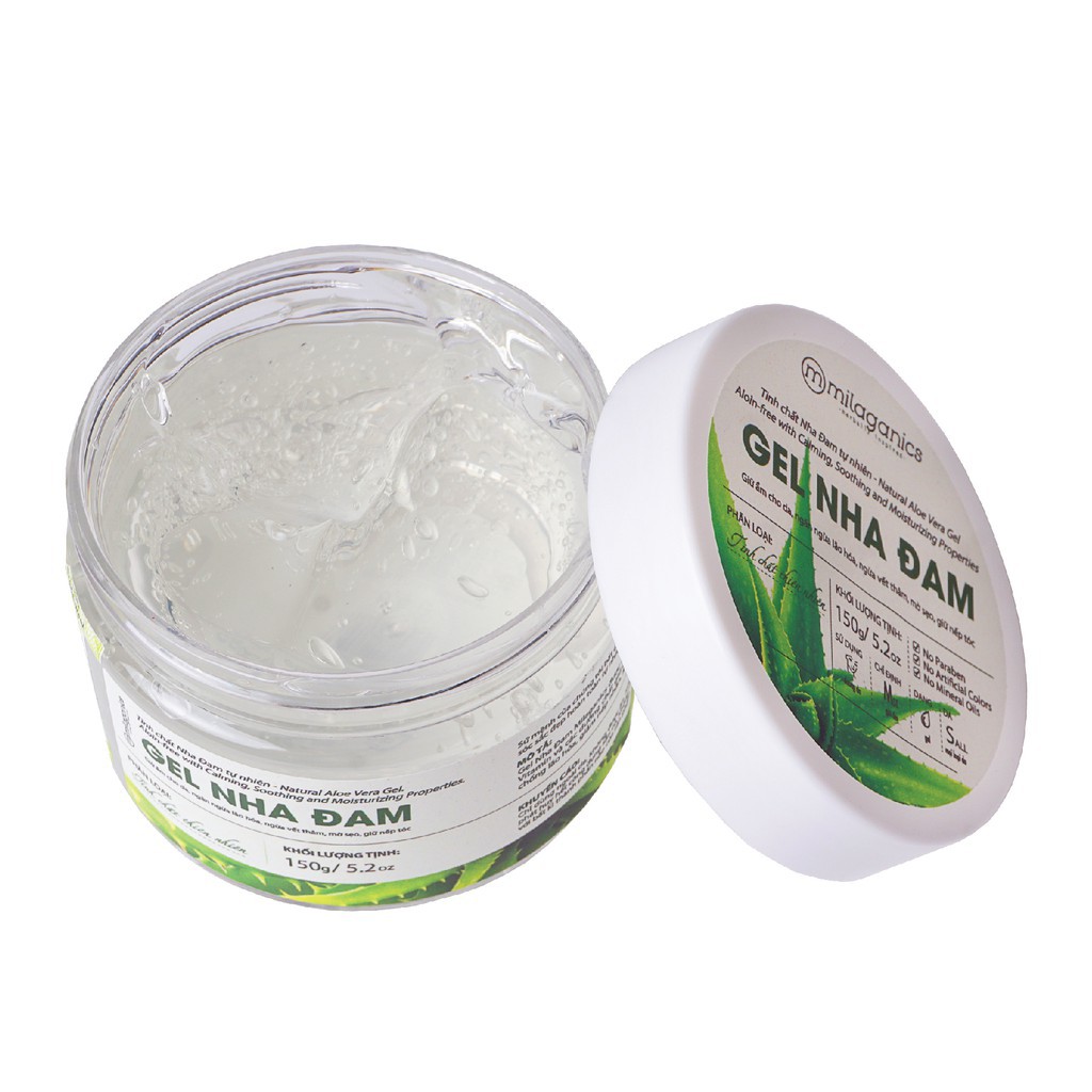 Gel Nha Đam Dưỡng Ẩm, Làm Dịu Da giúp da trắng sáng đều màu Mocotics 150g