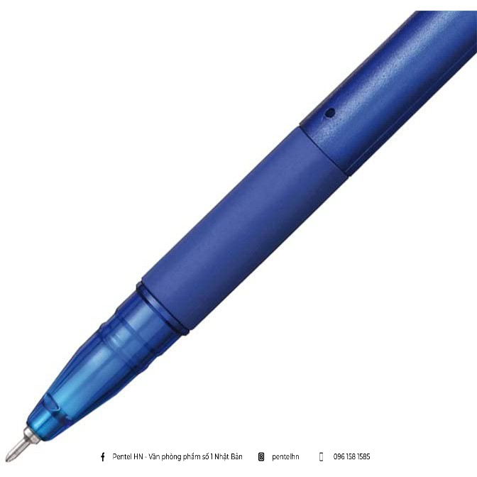 Bút Bi Có Nắp Đậy Nhật Bản Pentel BX427 | Trơn Mượt Không Đọng Mực | Ngòi 0.7mm (Xanh, Đỏ, Đen)