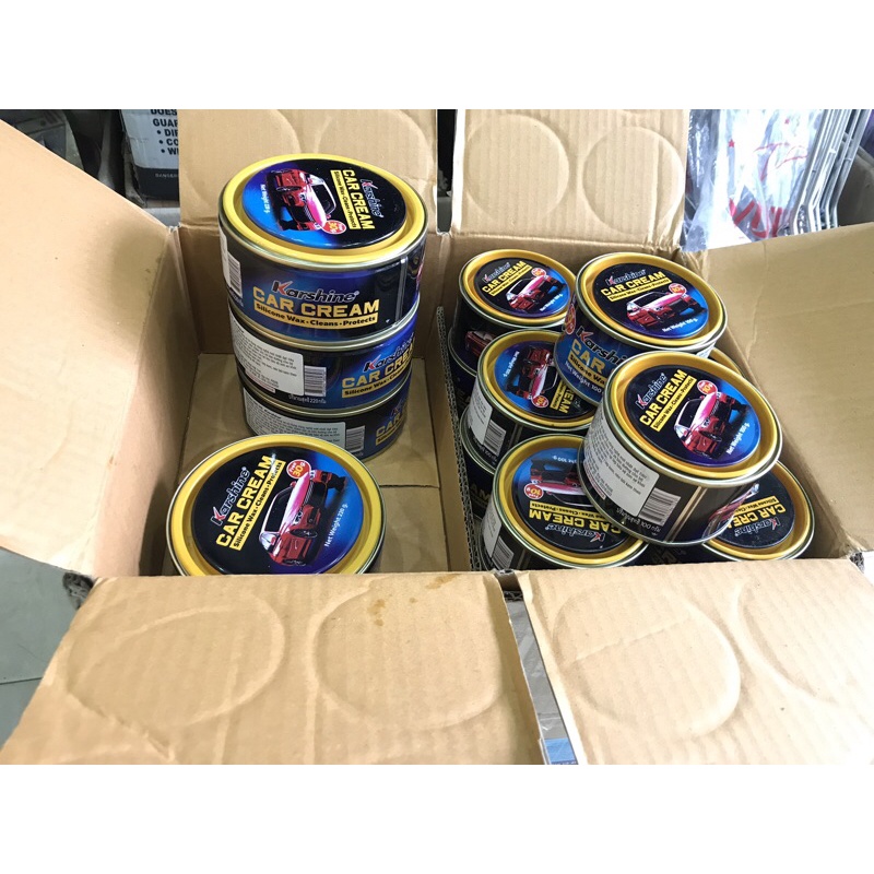 Cana Karshine thái lan 100g và 220g - Kem đánh bóng sơn, nhựa, đá, gỗ, kim loại Krashine Car Cream