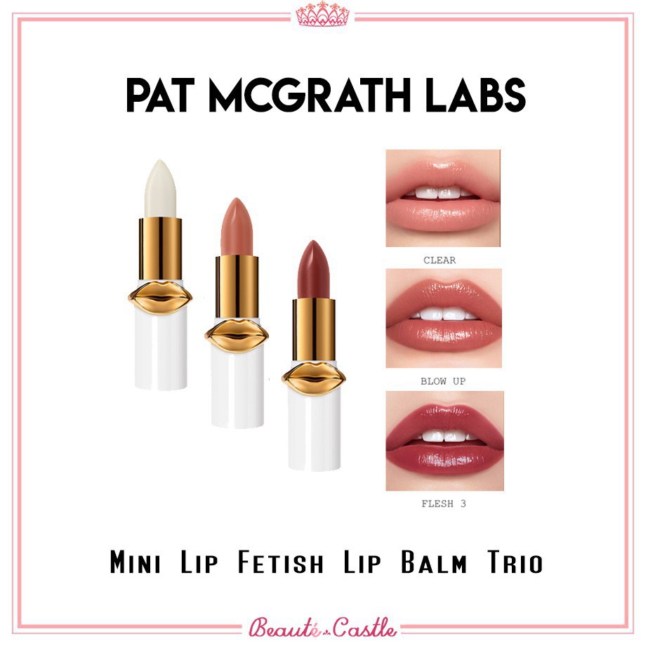 [BILL SEPHORA US] Set 3 son + túi PAT McGRATH LABS FemmeBot Fetish Lip Trio | BigBuy360 - bigbuy360.vn