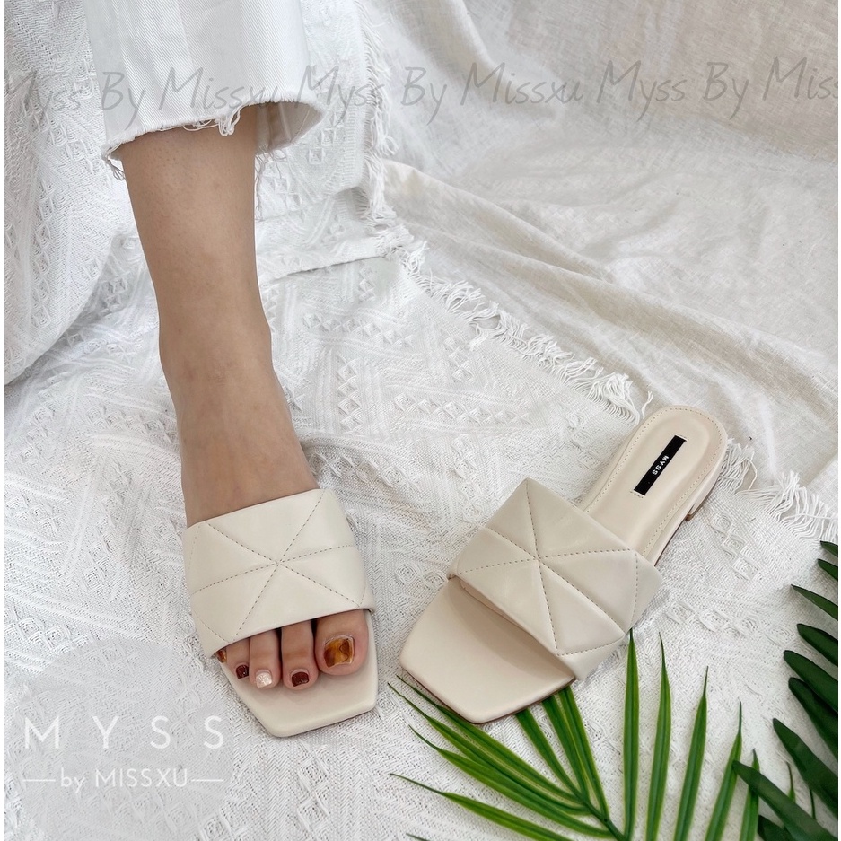 Dép bệt nữ bản ngang đường chỉ giữa 1.5cm thời trang MYSS - DE85