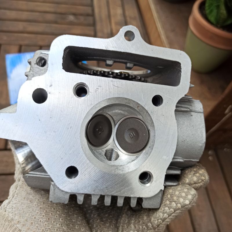 Bộ đầu bò, đầu quy lát, đầu xi lanh cub 50 lên 70cc