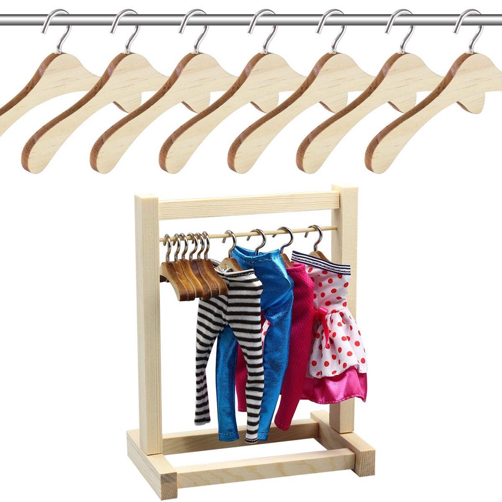 Giá Đỡ Treo Quần Áo Bằng Gỗ Chống Trượt Kích Thước 12cm