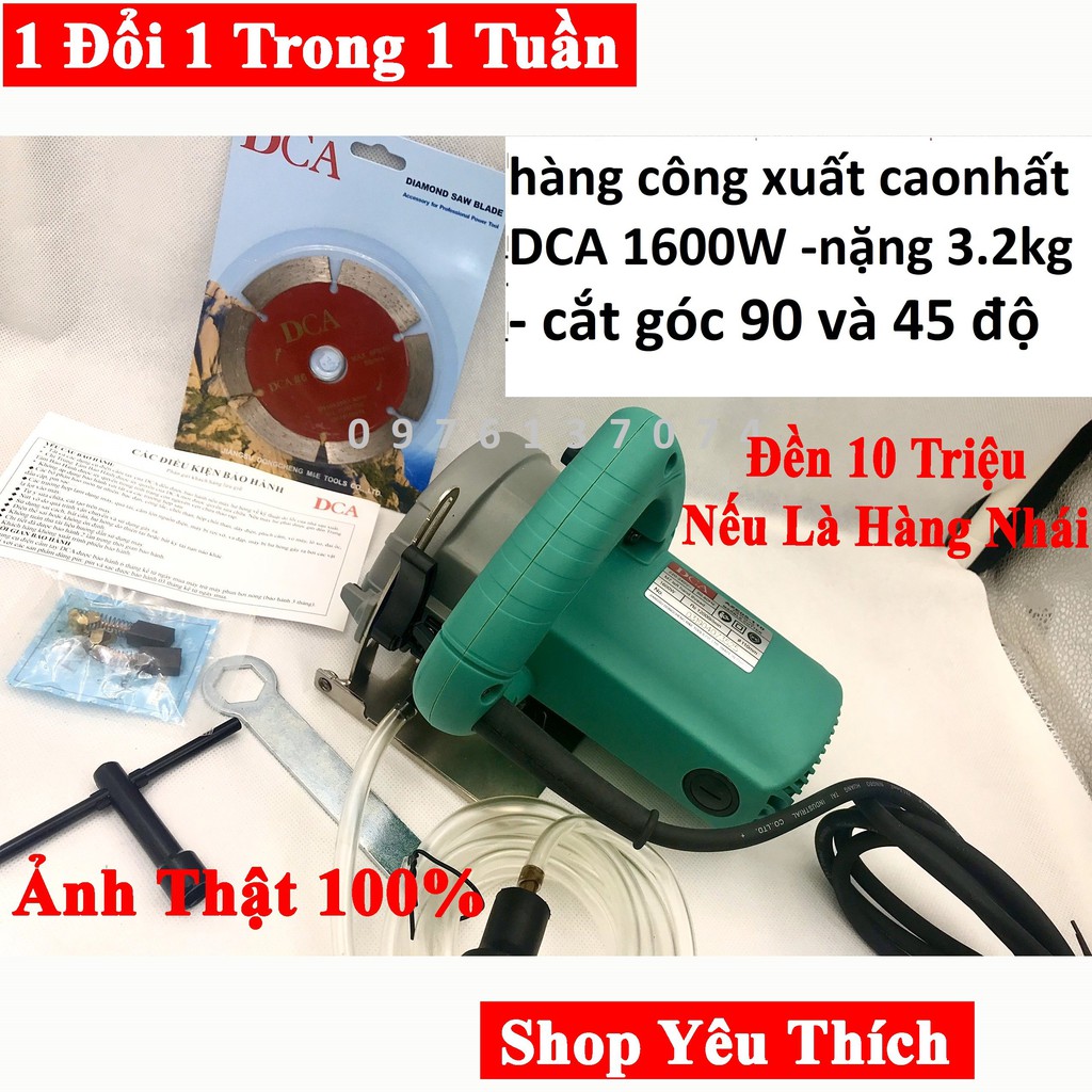 Máy cắt bàn Dekton DK-110 , DCA 05-110 chuyên cắt gạch , cắt đá, cắt rãnh tường điện nước