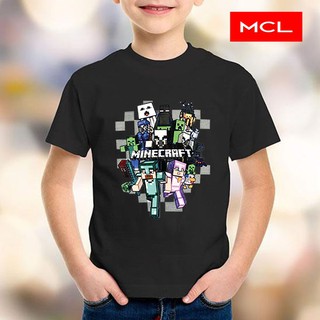 Áo thun trẻ em in hình Minecraft cho bé M2860