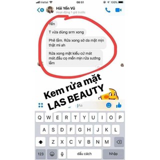SỮA RỬA MẶT LAS BEAUTY