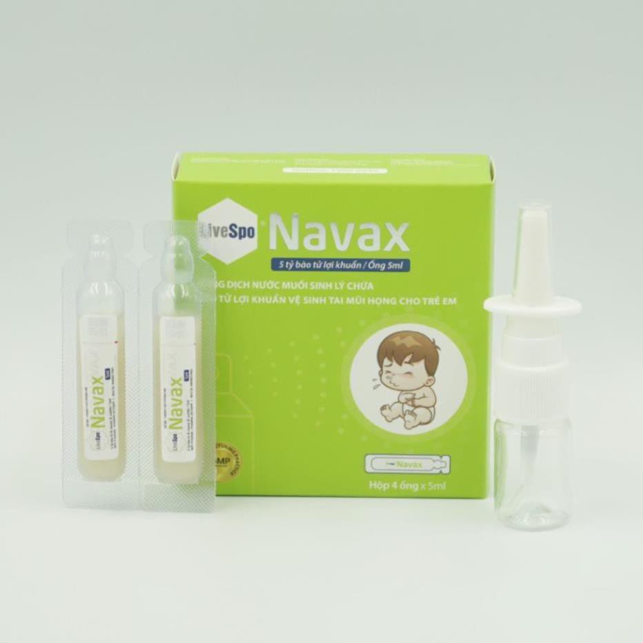 Xịt lợi khuẩn viêm tai mũi họng Livespo Navax
