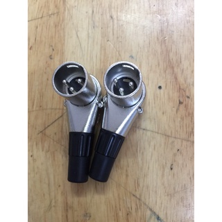 Combo 1 cặp Jack canon cong đực am thanh, Jack XLR balance.