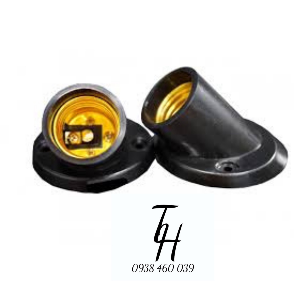 Đuôi đèn E27 - đa năng-thẳng-xéo