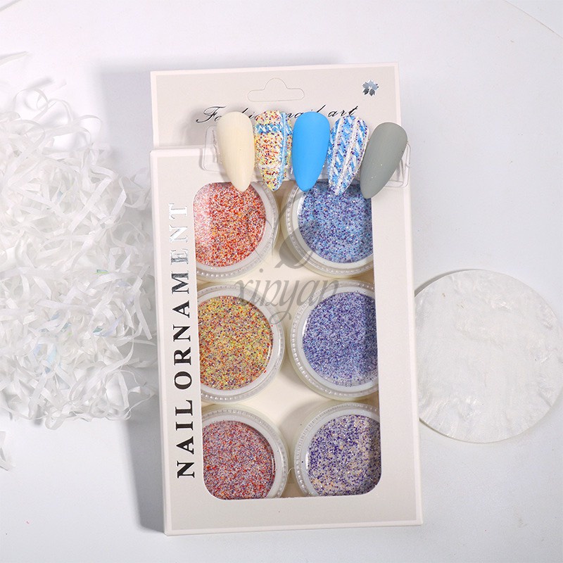 Set nhũ dạ - phong cách nail Hàn sang chảnh