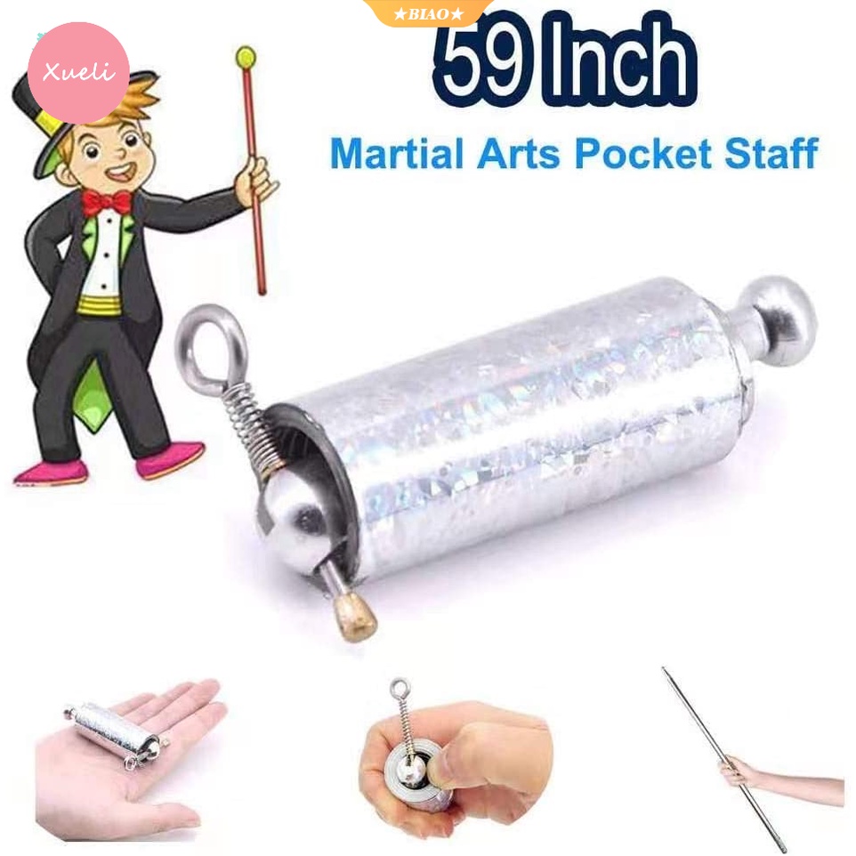 Gậy Võ Thuật Bỏ Túi Bằng Thép Không Gỉ Thiết Kế Nhỏ Gọn Tiện Dụng Chất Lượng Cao