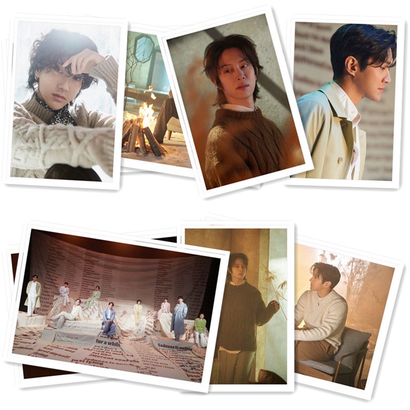 Thẻ Ảnh HD In Hình Nhóm Nhạc Kpop SUPER JUNIOR The Road