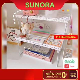 Kệ Xếp Để Đồ Dùng Cá Nhân Gấp Gọn Tiện Lợi 2 Kích Thước Có Thể Đặt Chồng Lên Nhau
